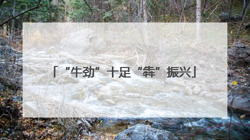 “牛劲”十足“犇”振兴