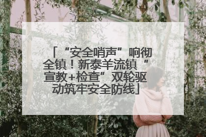 “安全哨声”响彻全镇！新泰羊流镇“宣教+检查”双轮驱动筑牢安全防线