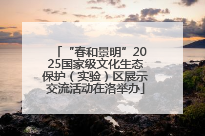 “春和景明”2025国家级文化生态保护（实验）区展示交流活动在洛举办