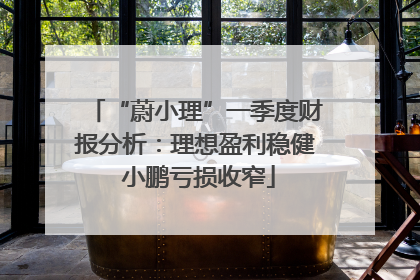 “蔚小理”一季度财报分析：理想盈利稳健 小鹏亏损收窄