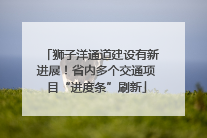 狮子洋通道建设有新进展！省内多个交通项目“进度条”刷新