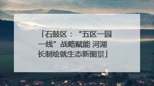 石鼓区：“五区一园一线”战略赋能 河湖长制绘就生态新图景