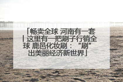 畅卖全球 河南有一套丨这里有一把刷子行销全球 鹿邑化妆刷：“刷”出美丽经济新世界