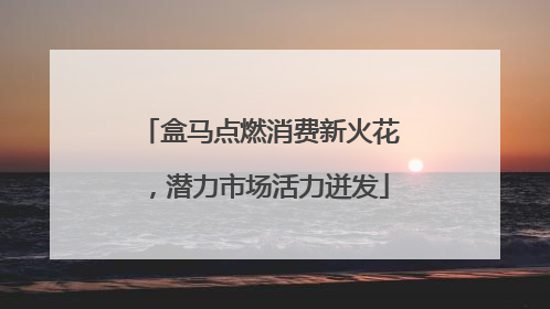 盒马点燃消费新火花，潜力市场活力迸发