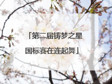 第二届铸梦之星国标赛在连起舞