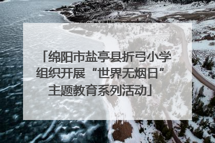 绵阳市盐亭县折弓小学组织开展“世界无烟日”主题教育系列活动