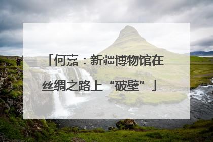 何嘉：新疆博物馆在丝绸之路上“破壁”