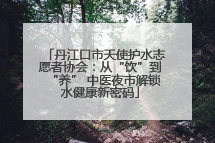 丹江口市天使护水志愿者协会：从“饮”到“养” 中医夜市解锁水健康新密码