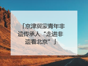 京津冀蒙青年非遗传承人“走进非遗看北京”