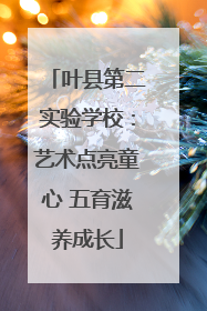 叶县第二实验学校：艺术点亮童心 五育滋养成长