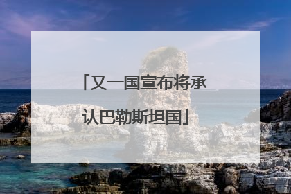 又一国宣布将承认巴勒斯坦国