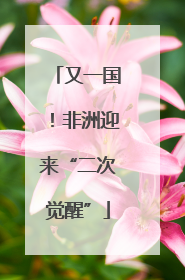 又一国！非洲迎来“二次觉醒”