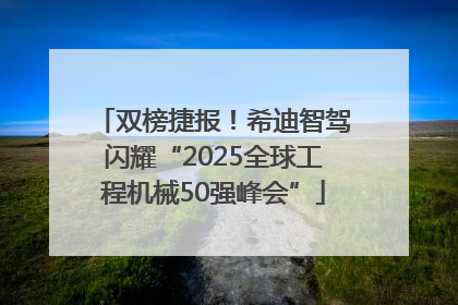 双榜捷报！希迪智驾闪耀“2025全球工程机械50强峰会”