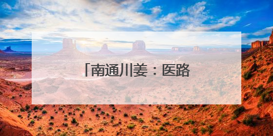 南通川姜：医路同行川流不息 养润民生姜荷飘香
