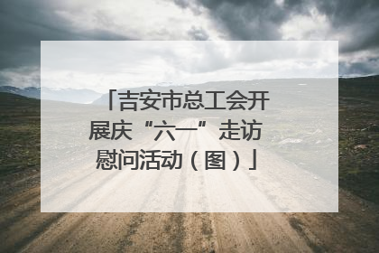 吉安市总工会开展庆“六一”走访慰问活动（图）