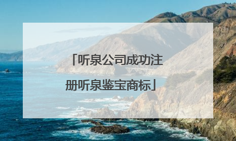 听泉公司成功注册听泉鉴宝商标