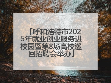 呼和浩特市2025年就业创业服务进校园暨第8场高校巡回招聘会举办