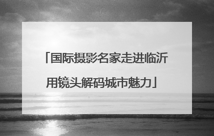 国际摄影名家走进临沂 用镜头解码城市魅力