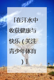 在汗水中收获健康与快乐（关注青少年体育）