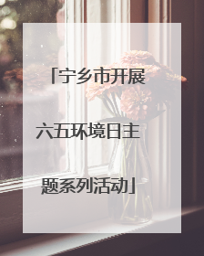 宁乡市开展六五环境日主题系列活动