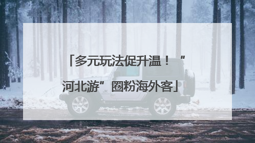 多元玩法促升温！“河北游”圈粉海外客