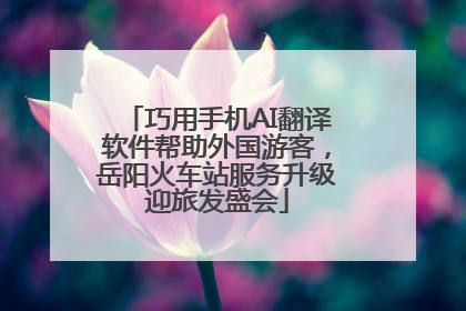 巧用手机AI翻译软件帮助外国游客，岳阳火车站服务升级迎旅发盛会