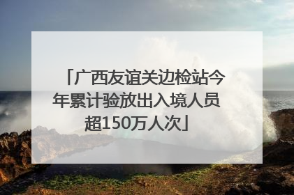 广西友谊关边检站今年累计验放出入境人员超150万人次