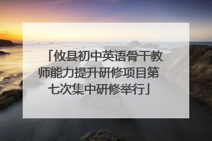 攸县初中英语骨干教师能力提升研修项目第七次集中研修举行