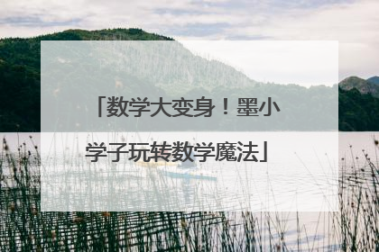数学大变身！墨小学子玩转数学魔法