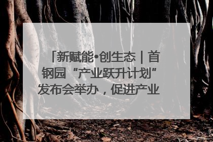 新赋能•创生态｜首钢园“产业跃升计划”发布会举办，促进产业合作交流走深走实