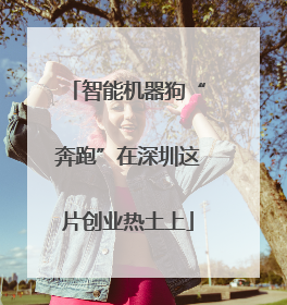 智能机器狗“奔跑”在深圳这片创业热土上