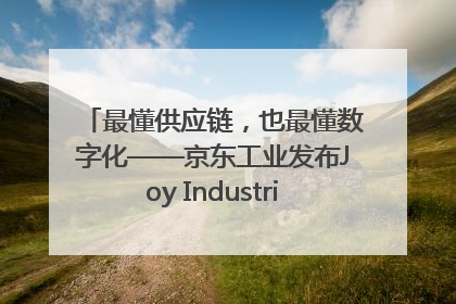 最懂供应链，也最懂数字化——京东工业发布Joy Industrial 重塑工业未来