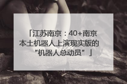江苏南京：40+南京本土机器人上演现实版的“机器人总动员”