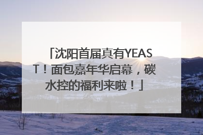 沈阳首届真有YEAST！面包嘉年华启幕，碳水控的福利来啦！