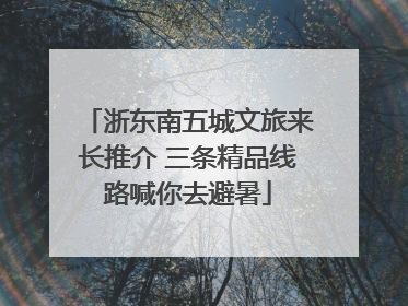 浙东南五城文旅来长推介 三条精品线路喊你去避暑