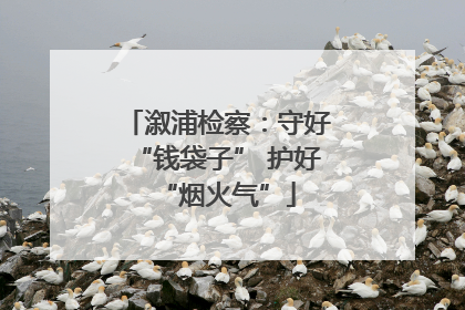 溆浦检察：守好“钱袋子” 护好“烟火气”