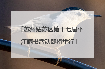 苏州姑苏区第十七届平江晒书活动即将举行