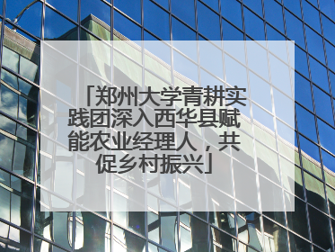 郑州大学青耕实践团深入西华县赋能农业经理人，共促乡村振兴