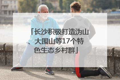 长沙积极打造沩山、大围山等17个特色生态乡村群