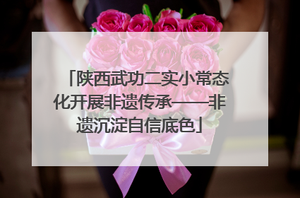 陕西武功二实小常态化开展非遗传承——非遗沉淀自信底色