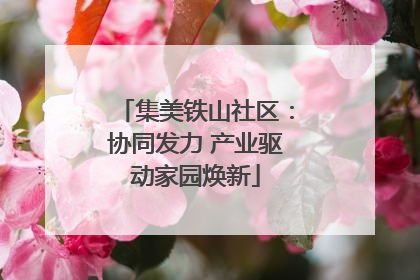集美铁山社区：协同发力 产业驱动家园焕新