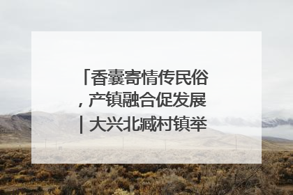 香囊寄情传民俗，产镇融合促发展｜大兴北臧村镇举办端午主题活动