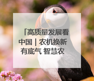 高质量发展看中国｜农机换新有底气 智慧农业更可观