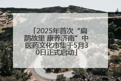 2025年首次“扁鹊故里 康养济南”中医药文化市集于5月30日正式启动